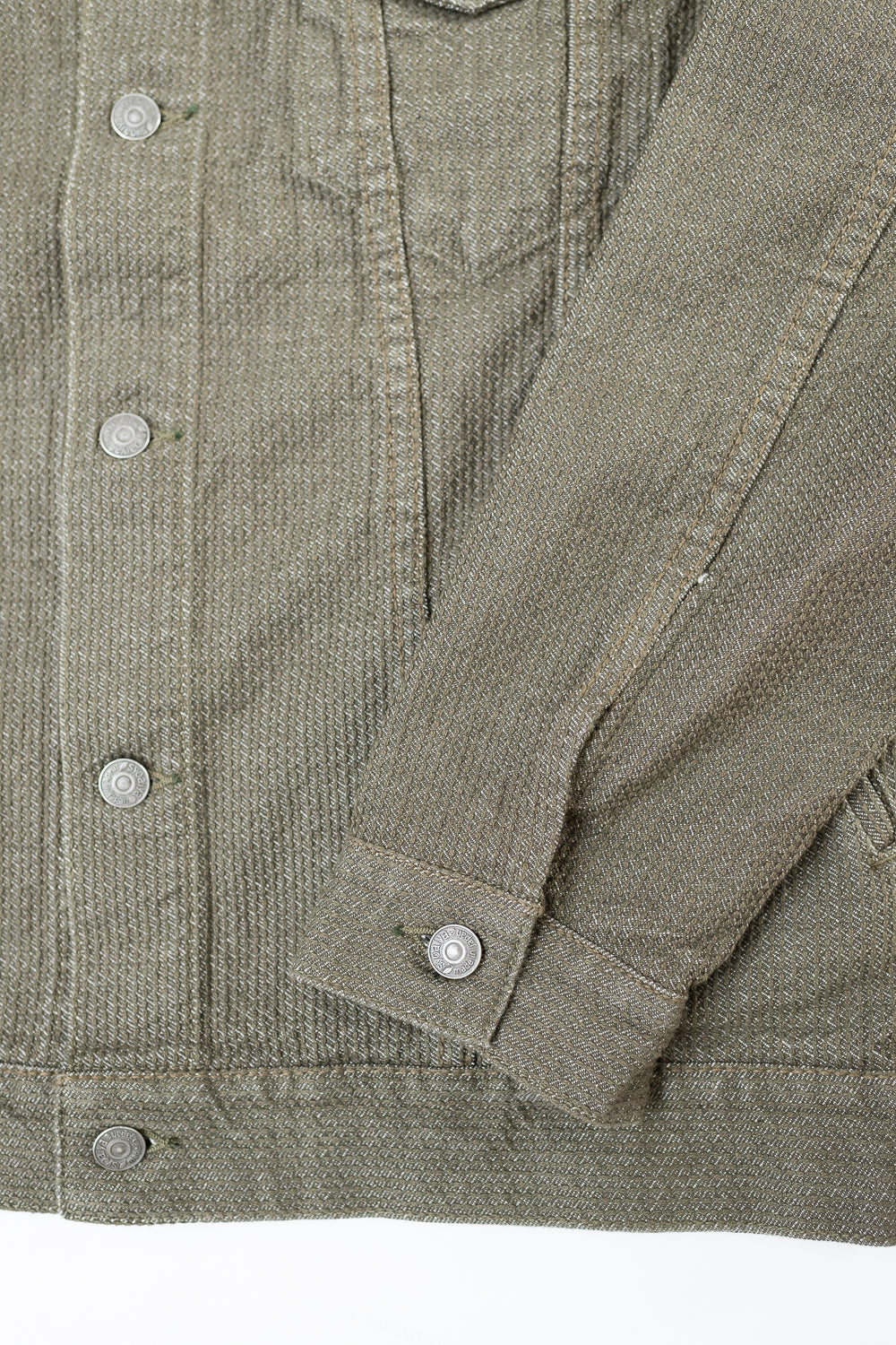 6118-OLV - Sashiko Type III Jacket - Olive