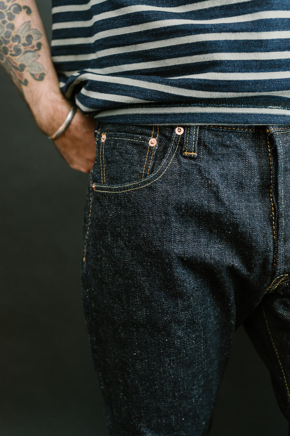 SLB-019 - 16.5oz Slubby Selvedge Denim - Relax Tapered Fit