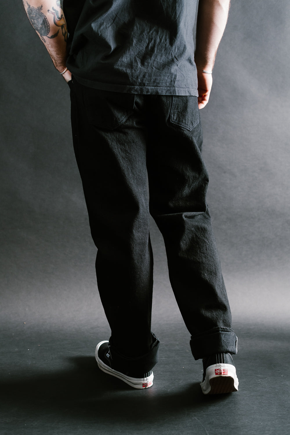 TCD-003-BK - 14oz Black Selvedge 