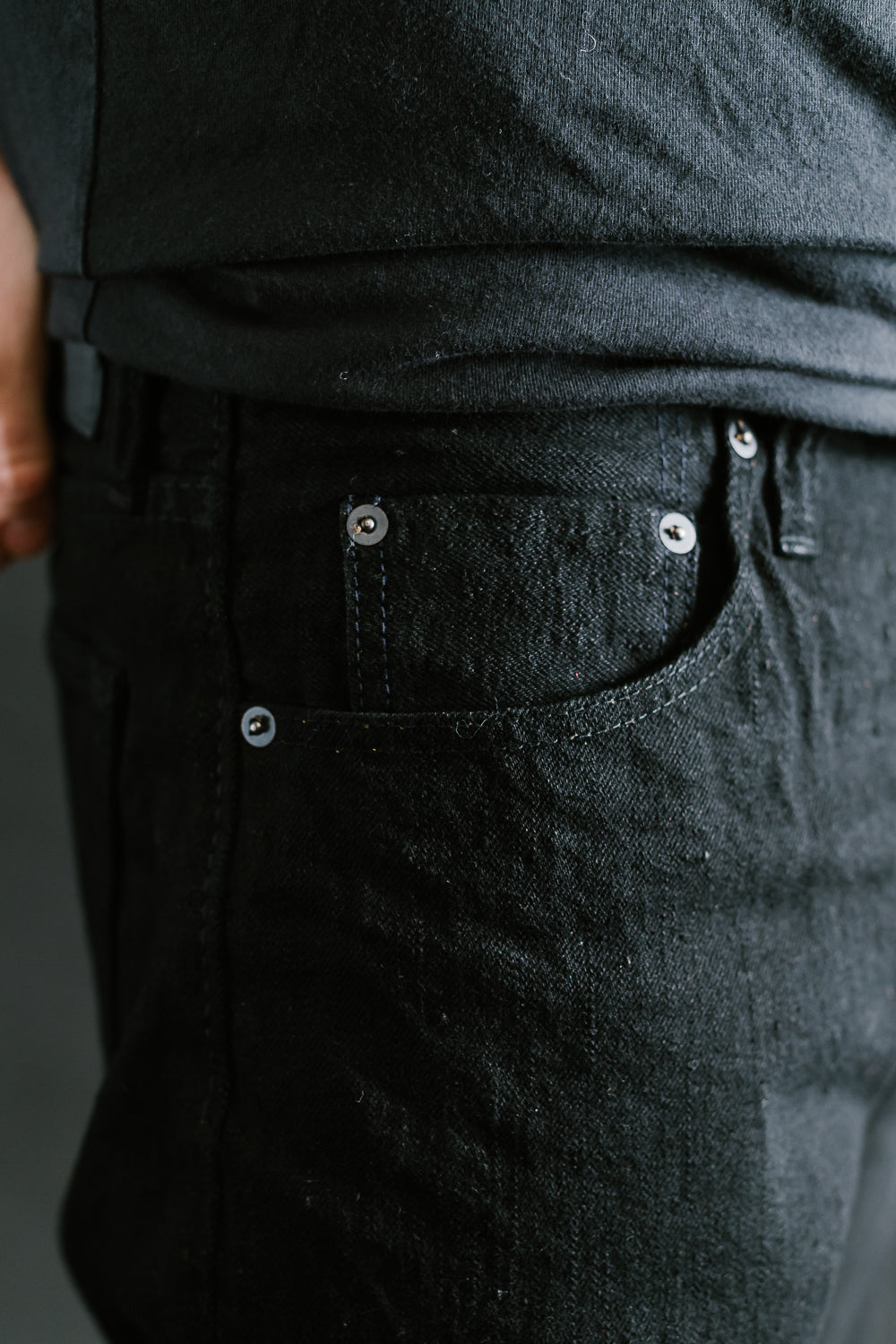 TCD-003-BK - 14oz Black Selvedge 