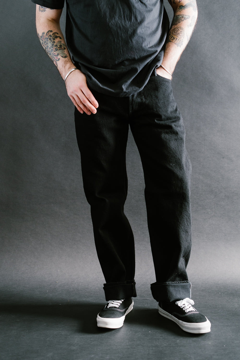 TCD-003-BK - 14oz Black Selvedge 