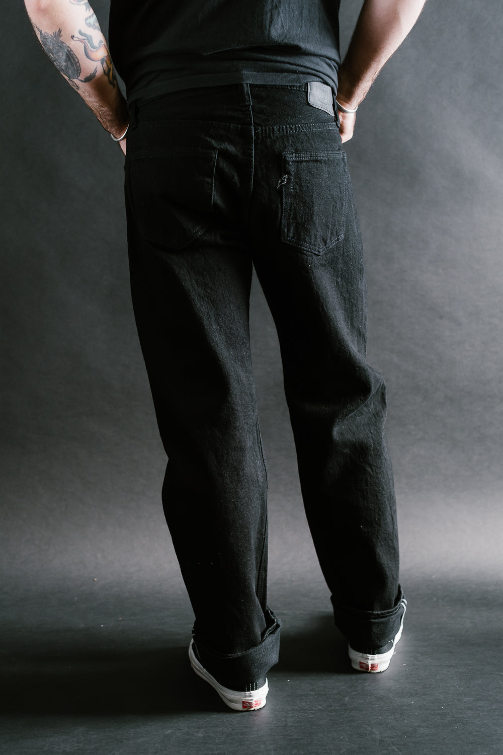 TCD-003-BK - 14oz Black Selvedge 