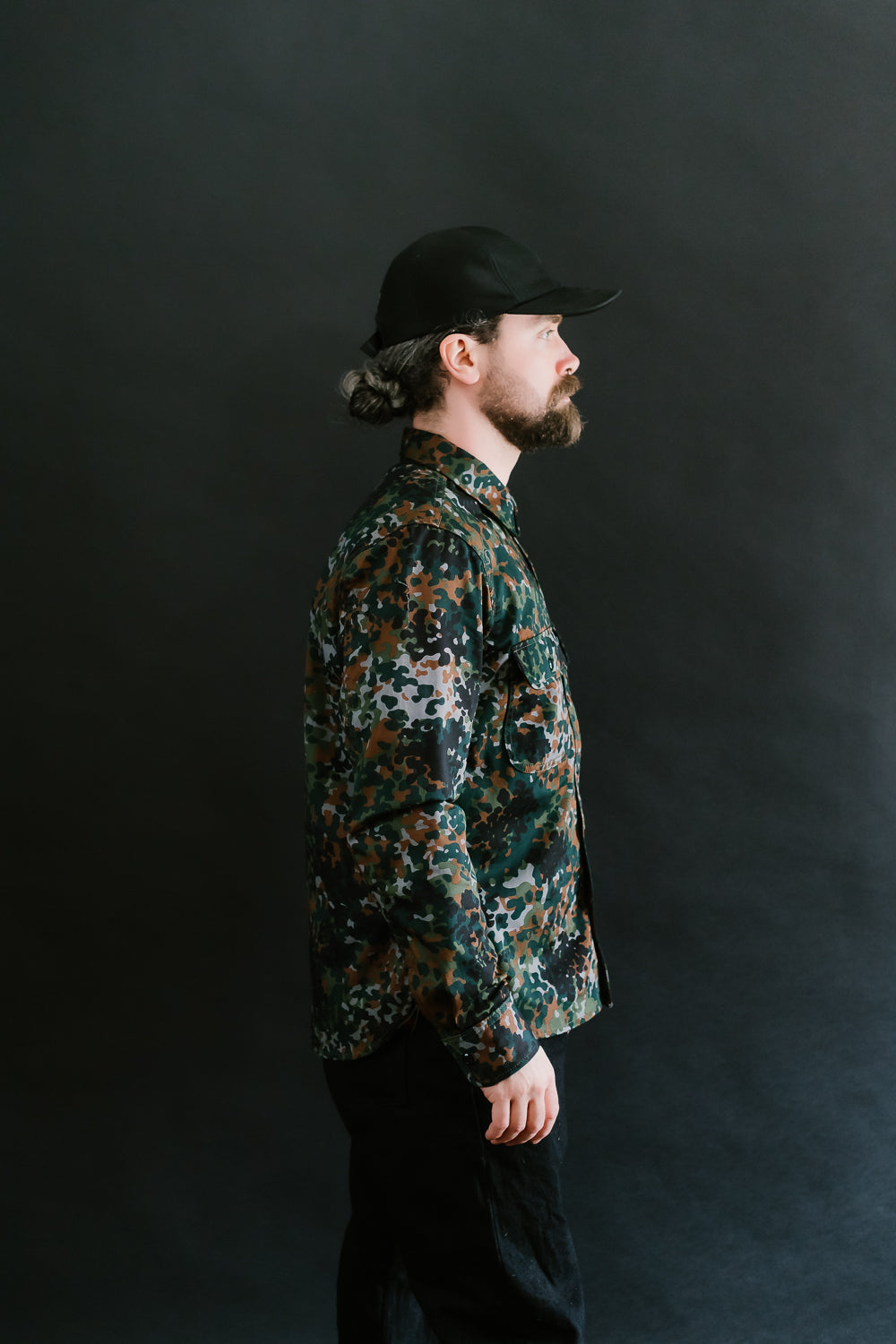 Field Shirt Diffusion Camo - Green, Black, Brown