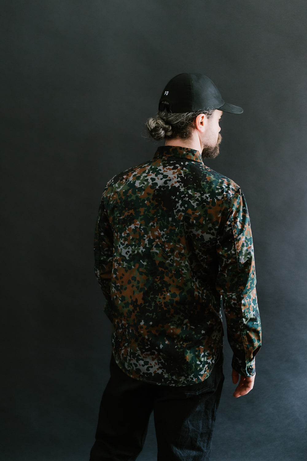 Field Shirt Diffusion Camo - Green, Black, Brown