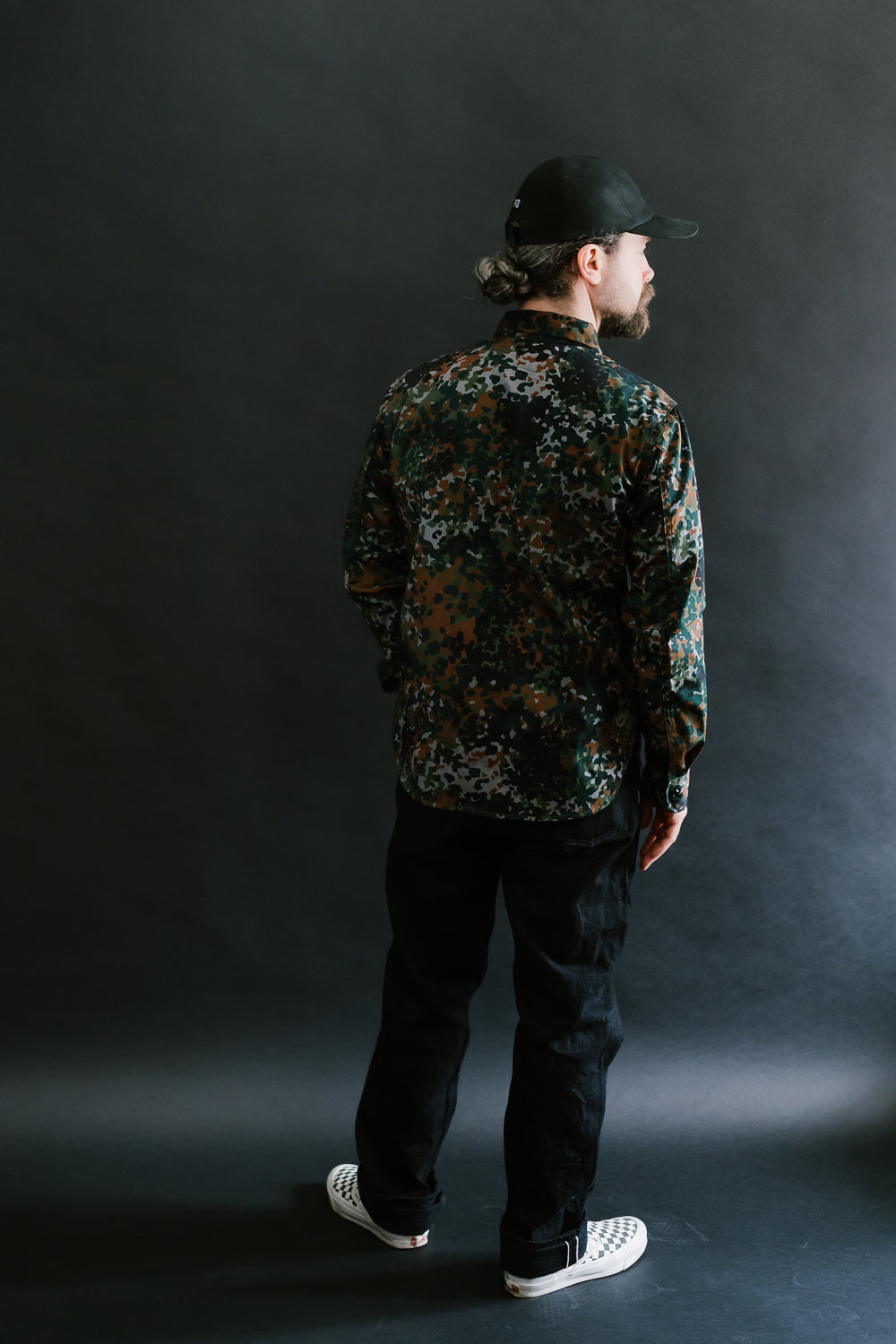 Field Shirt Diffusion Camo - Green, Black, Brown