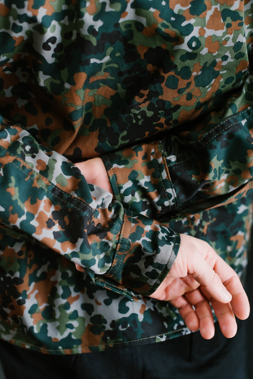 Field Shirt Diffusion Camo - Green, Black, Brown