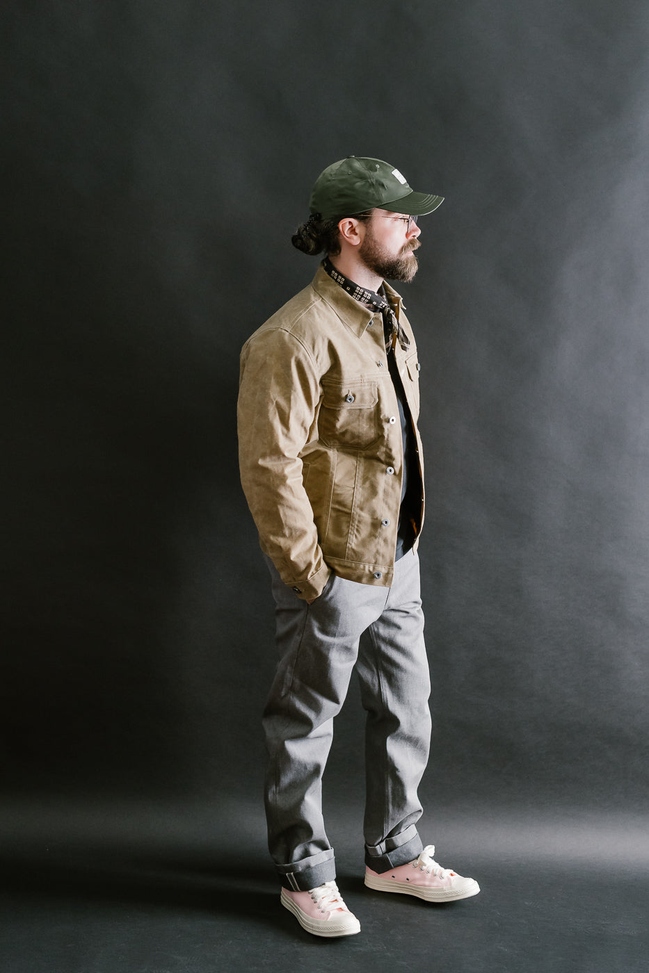 10oz Waxed Lined Cruiser Jacket - Tan