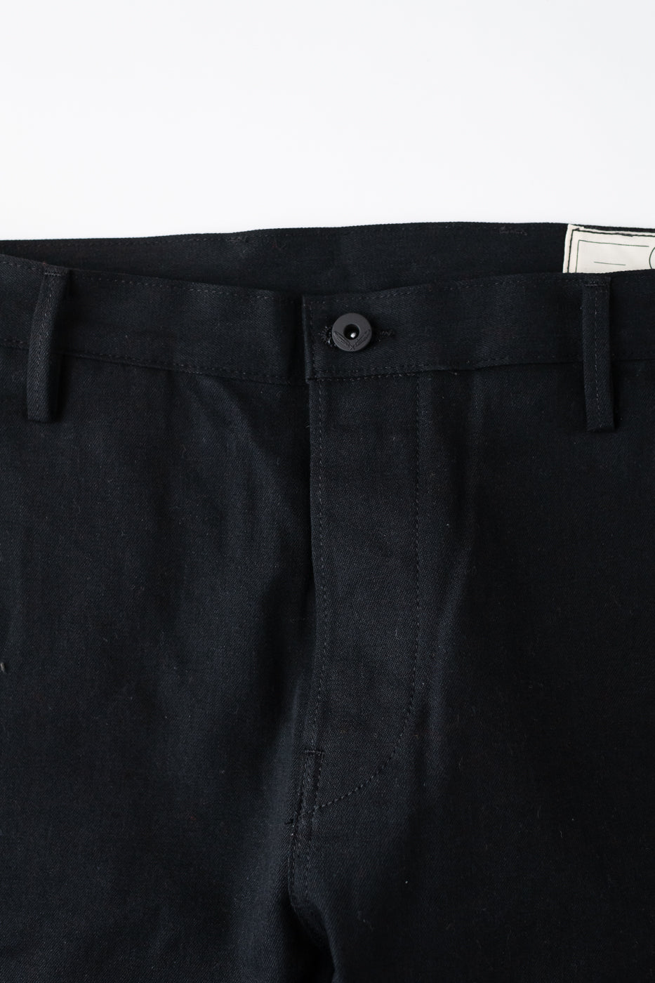 11oz Selvedge Officer Trouser High - Stealth