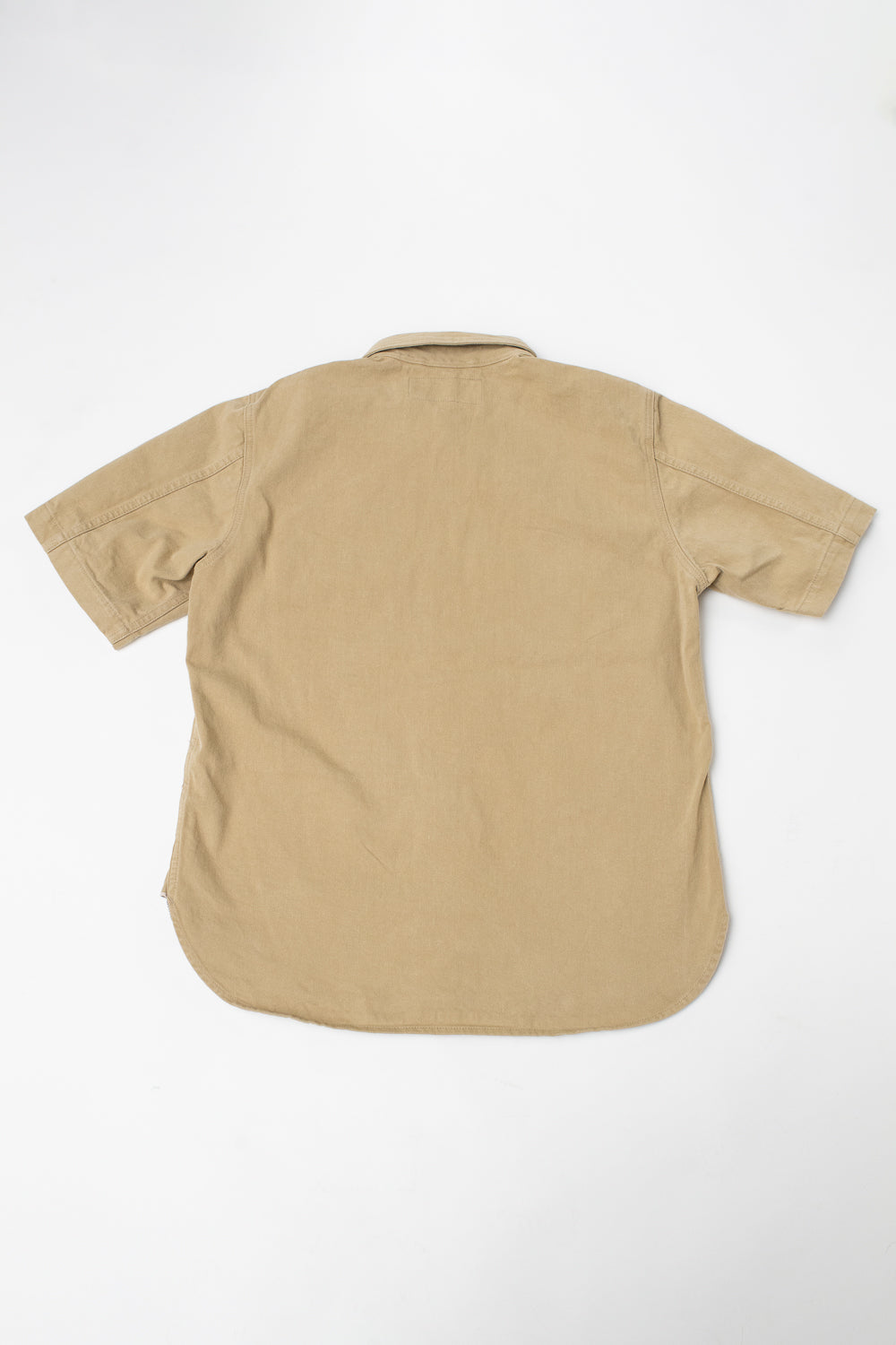 12.5oz - Rinsed Field Shirt Twill Selvedge - Khaki