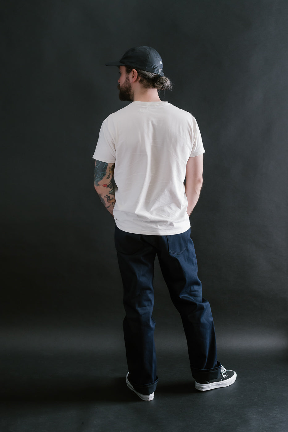 13.5oz - Selvedge Strider Pant - Indigo x Black