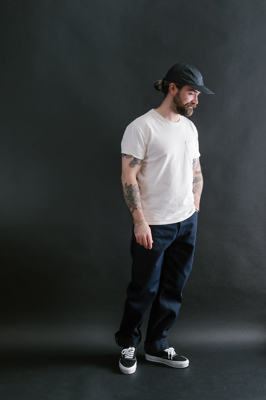 13.5oz - Selvedge Strider Pant - Indigo x Black