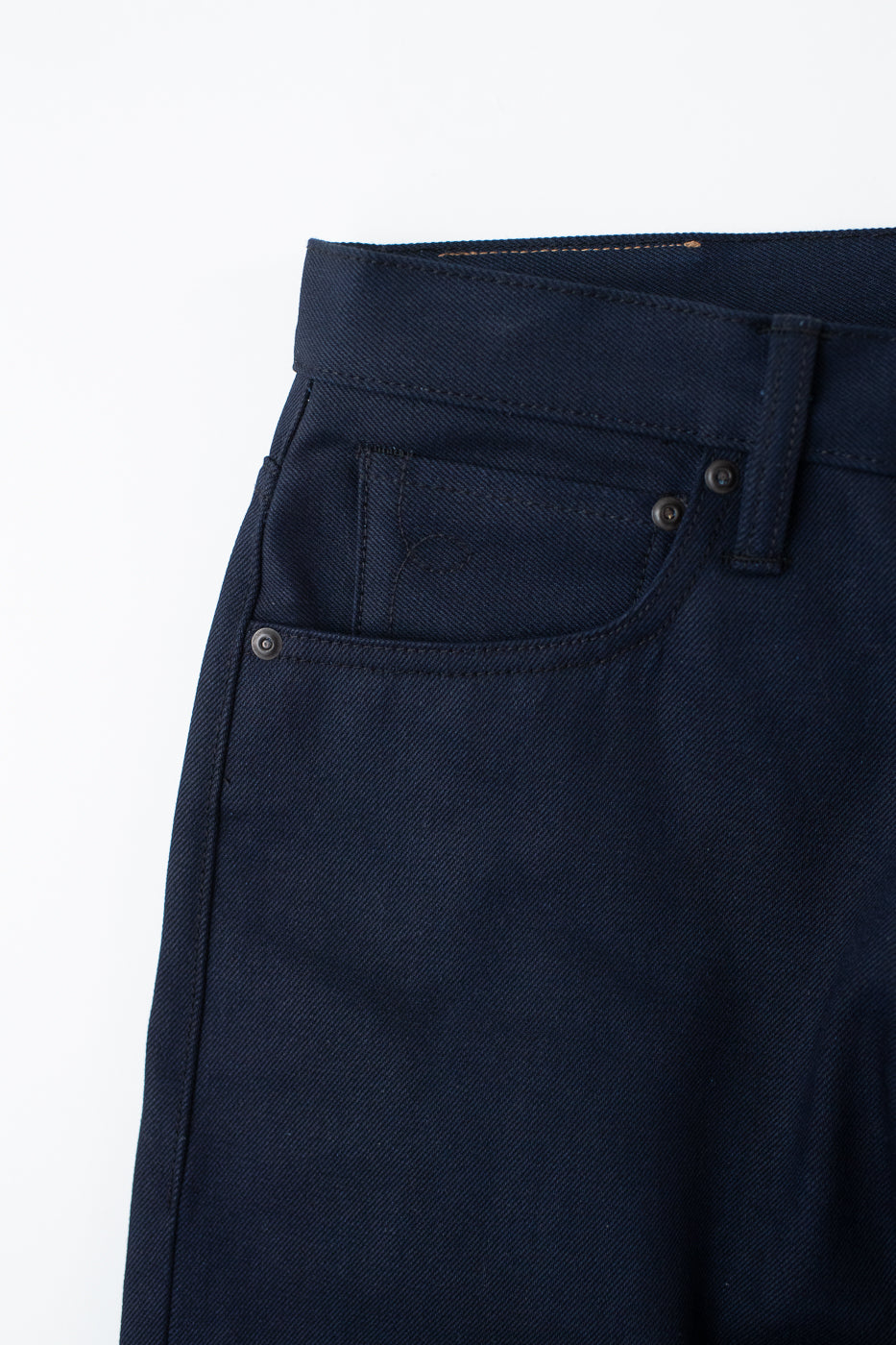 13.5oz - Selvedge Strider Pant - Indigo x Black