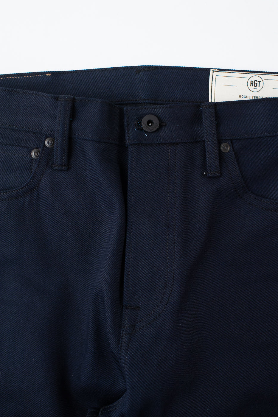 13.5oz - Selvedge Strider Pant - Indigo x Black