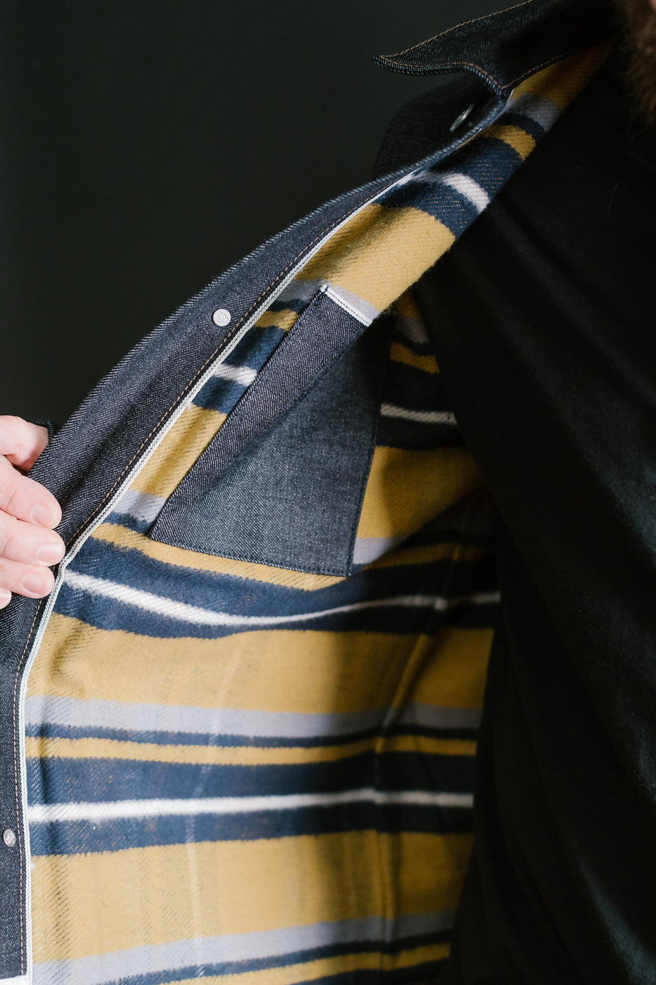 15oz Lined Selvedge Denim Supply Jacket - Indigo