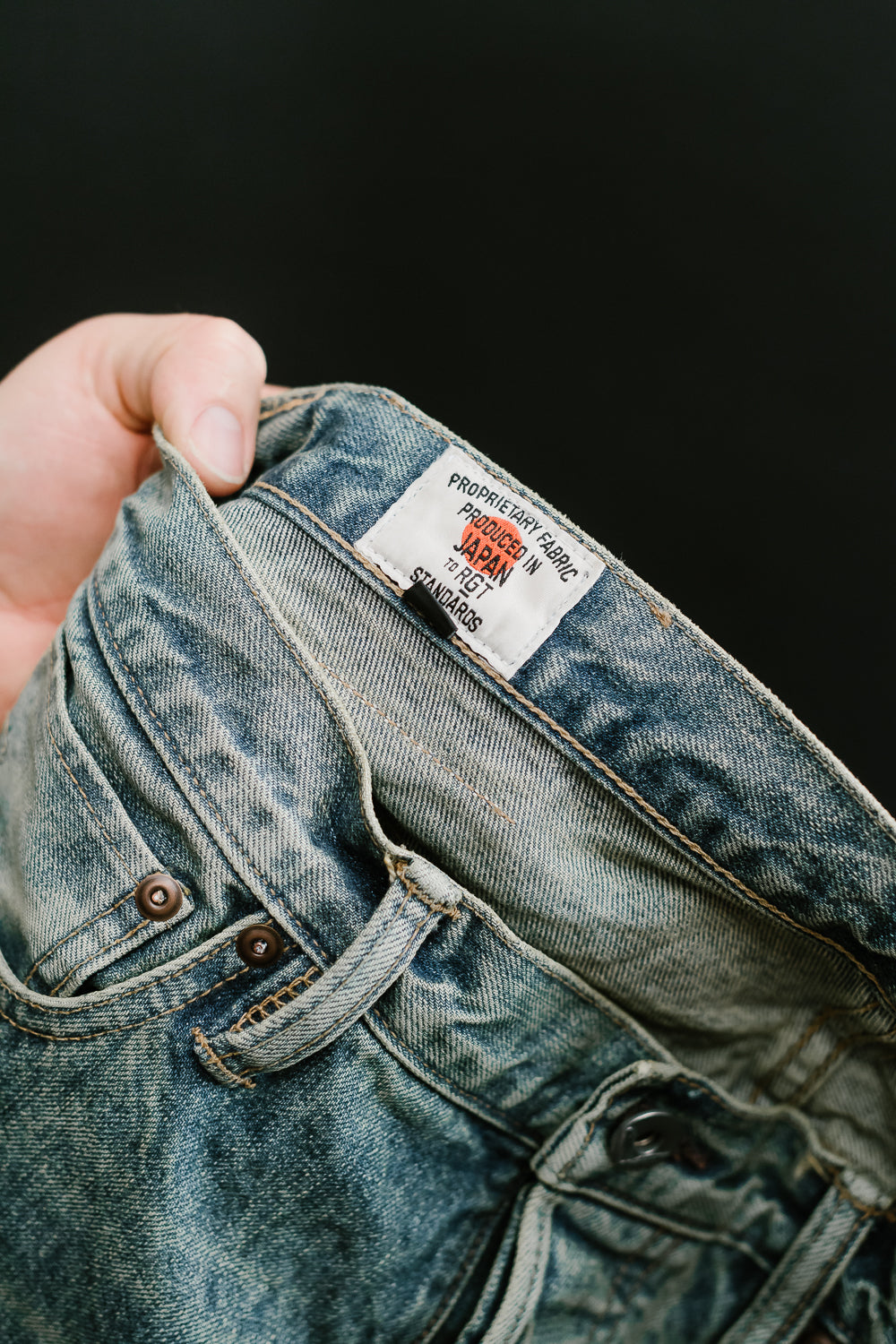 15oz - Washed Selvedge Strider Pant - Light Indigo