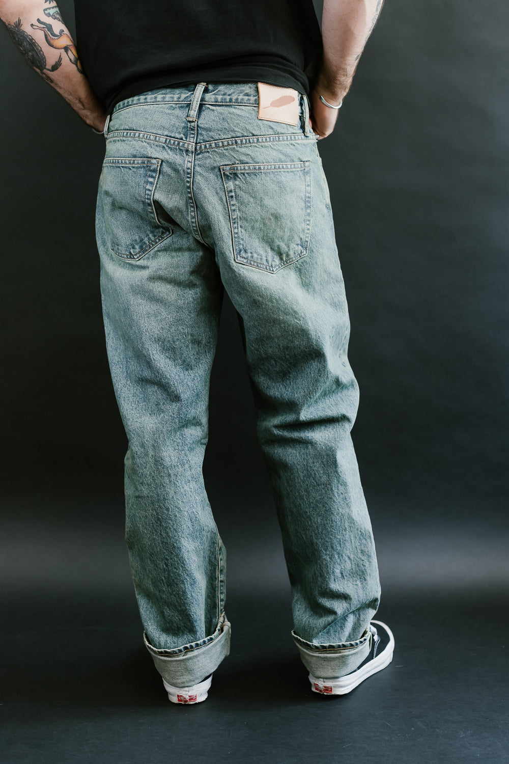 15oz - Washed Selvedge Strider Pant - Light Indigo