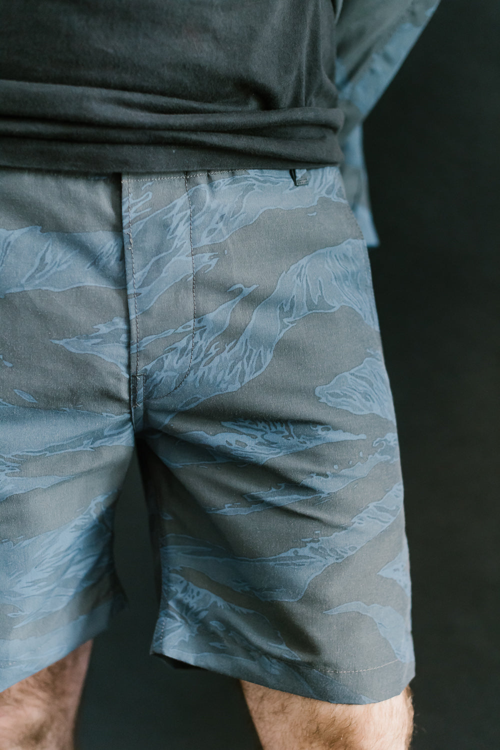 5oz - Fatigue Shorts - Blue Tiger Camo