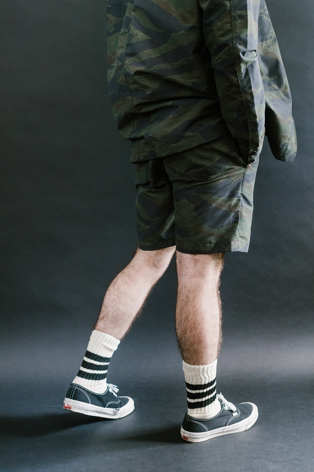 5oz - Fatigue Shorts - Green Tiger Camo