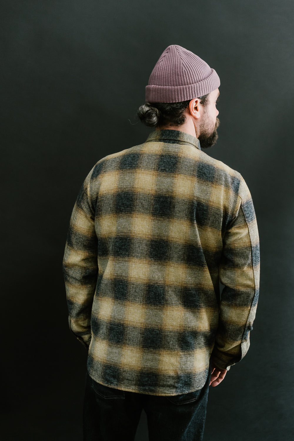 BM Shirt Plaid - Gold Ombre