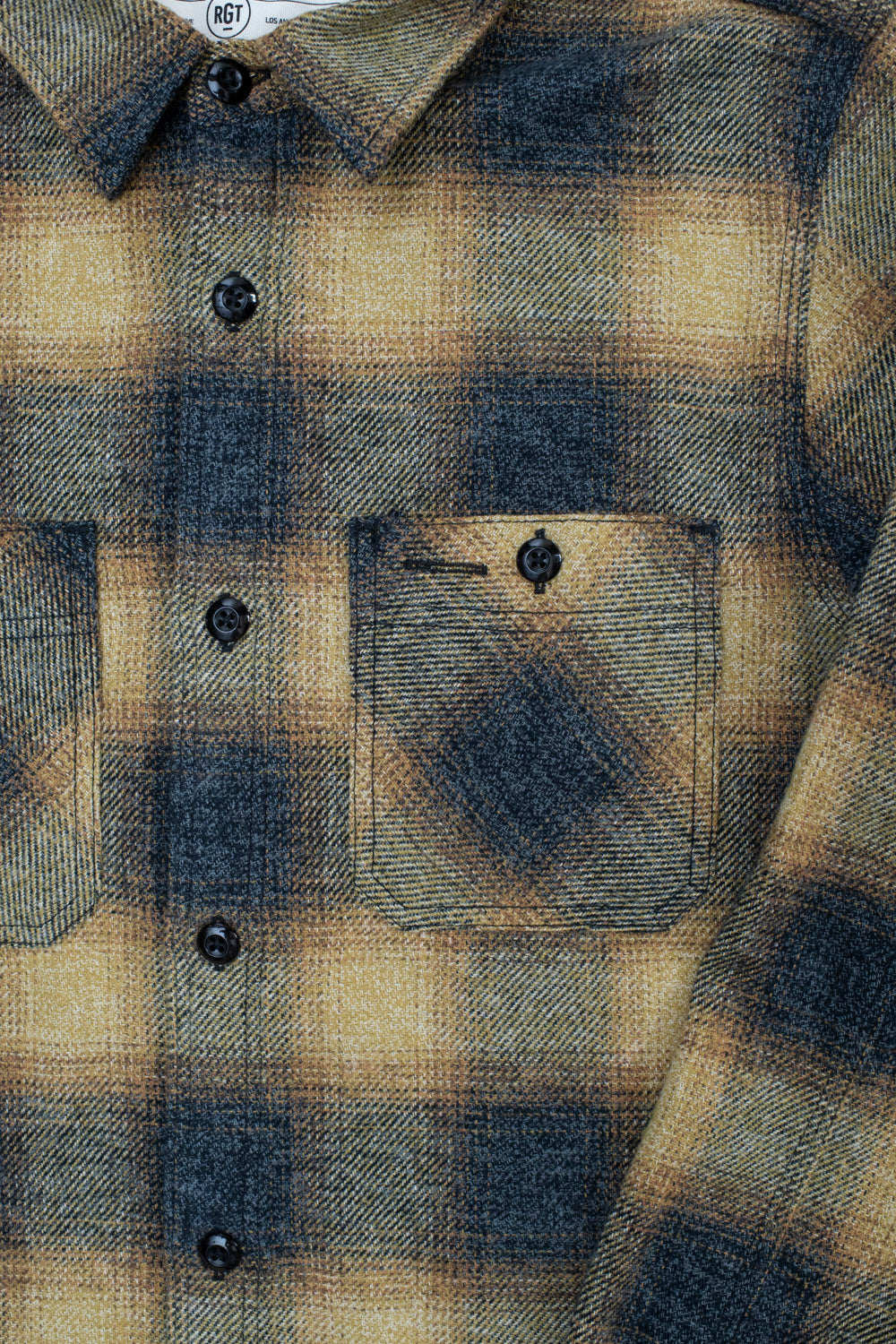 BM Shirt Plaid - Gold Ombre