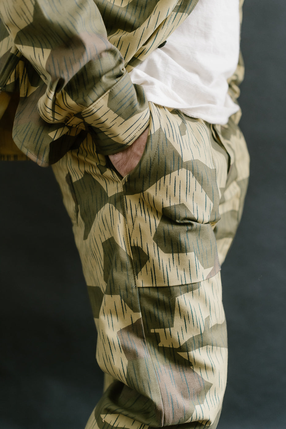 Fatigue Pants Splinter Camo - Yellow