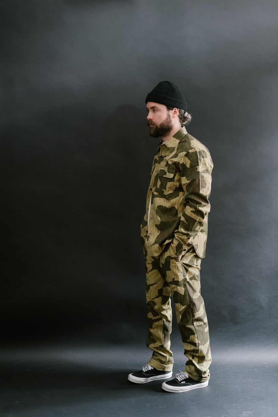 Fatigue Pants Splinter Camo - Yellow