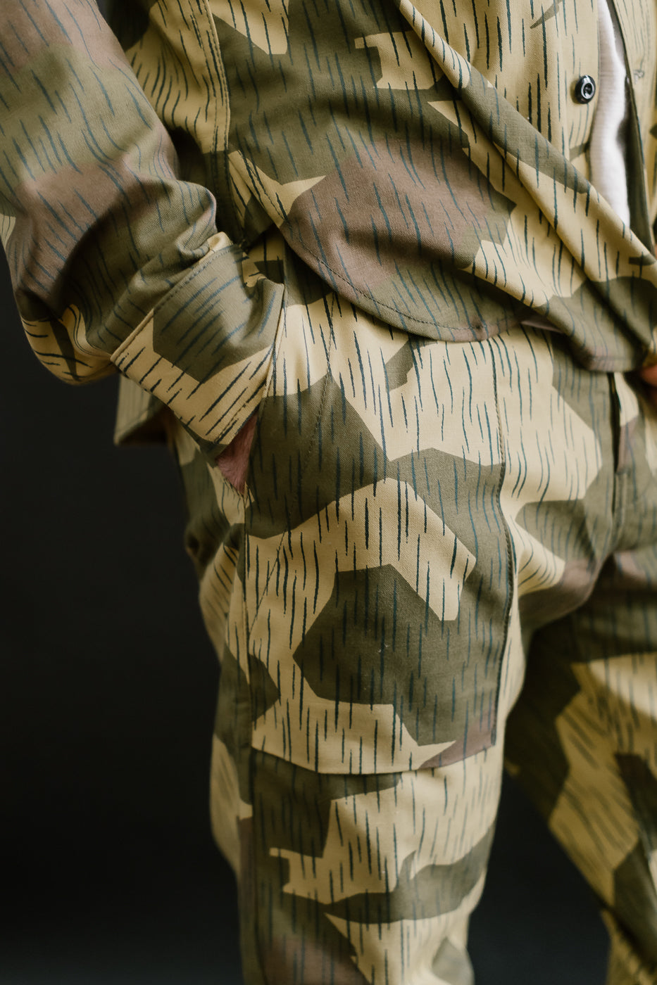 Fatigue Pants Splinter Camo - Yellow