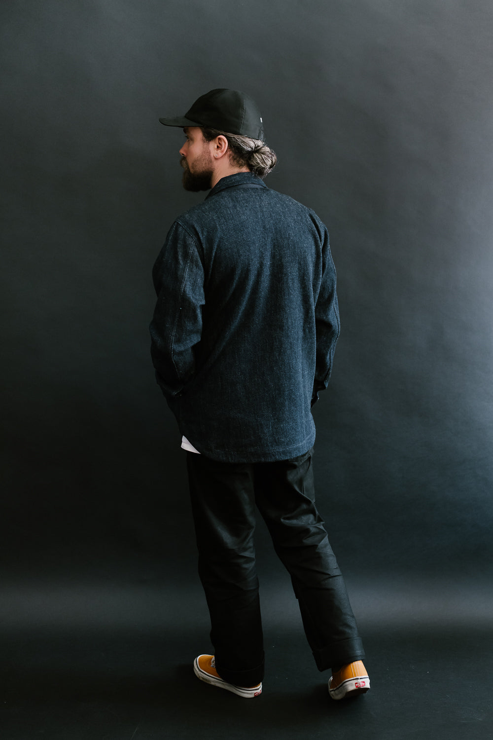 Field Jacket Knit Denim - Indigo