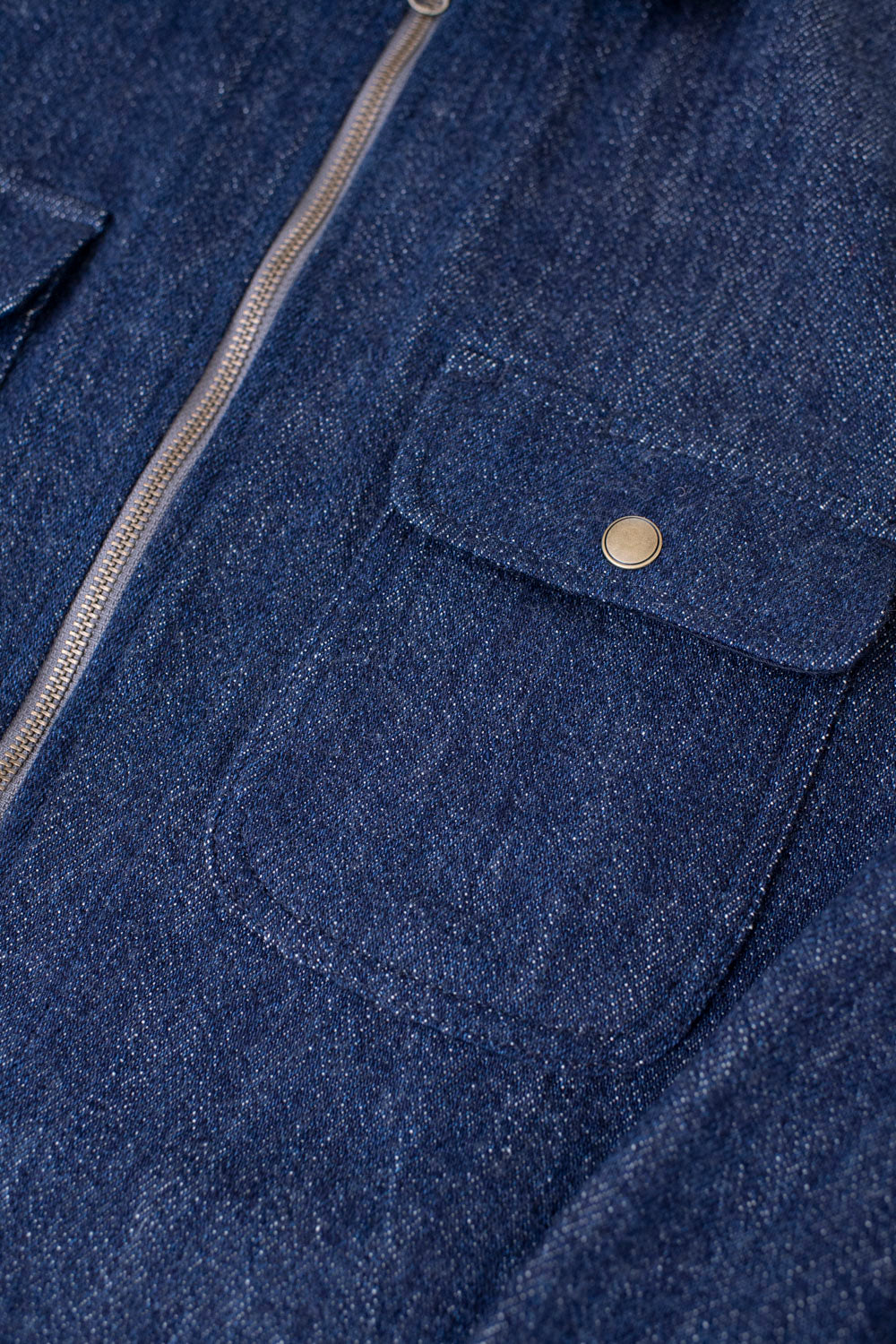 Field Jacket Knit Denim - Indigo