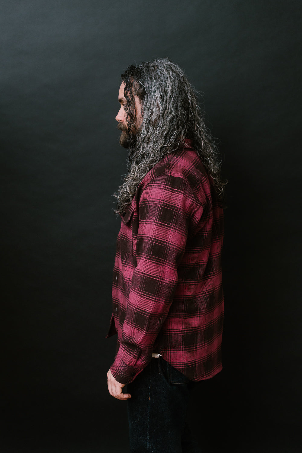 Field Shirt Plaid - Raspberry