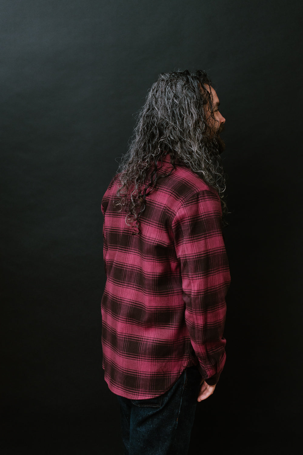 Field Shirt Plaid - Raspberry