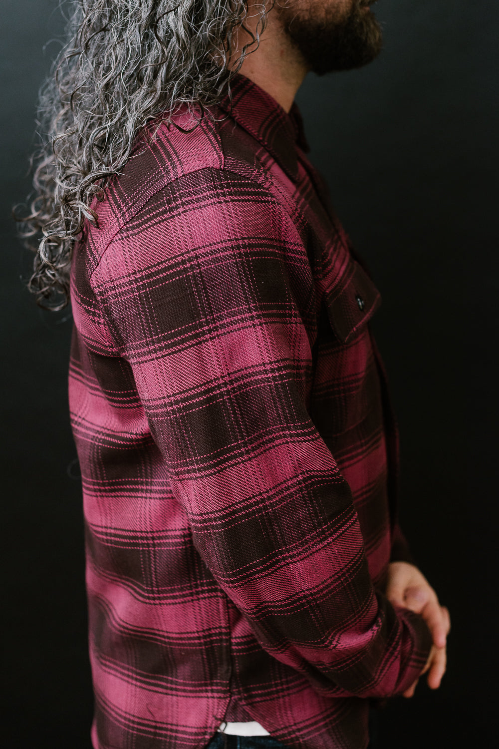 Field Shirt Plaid - Raspberry