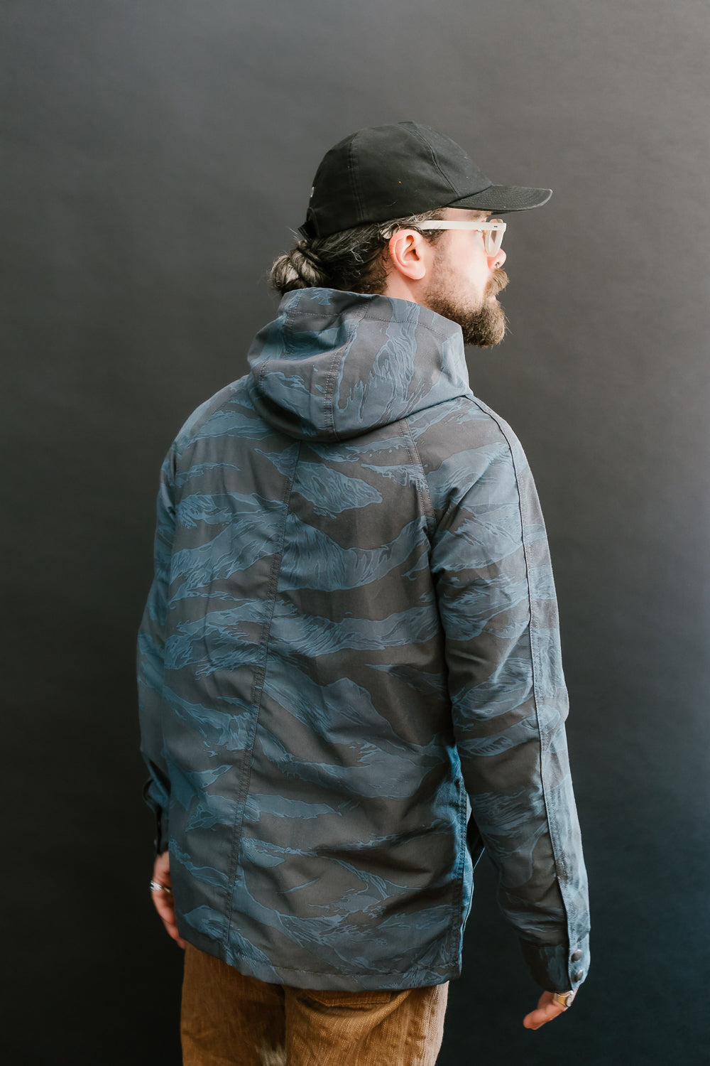 5oz Hooded Supply Jacket - Blue Tiger Camo