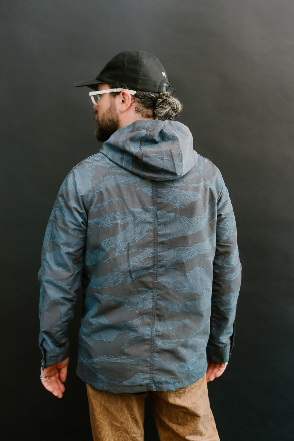 5oz Hooded Supply Jacket - Blue Tiger Camo