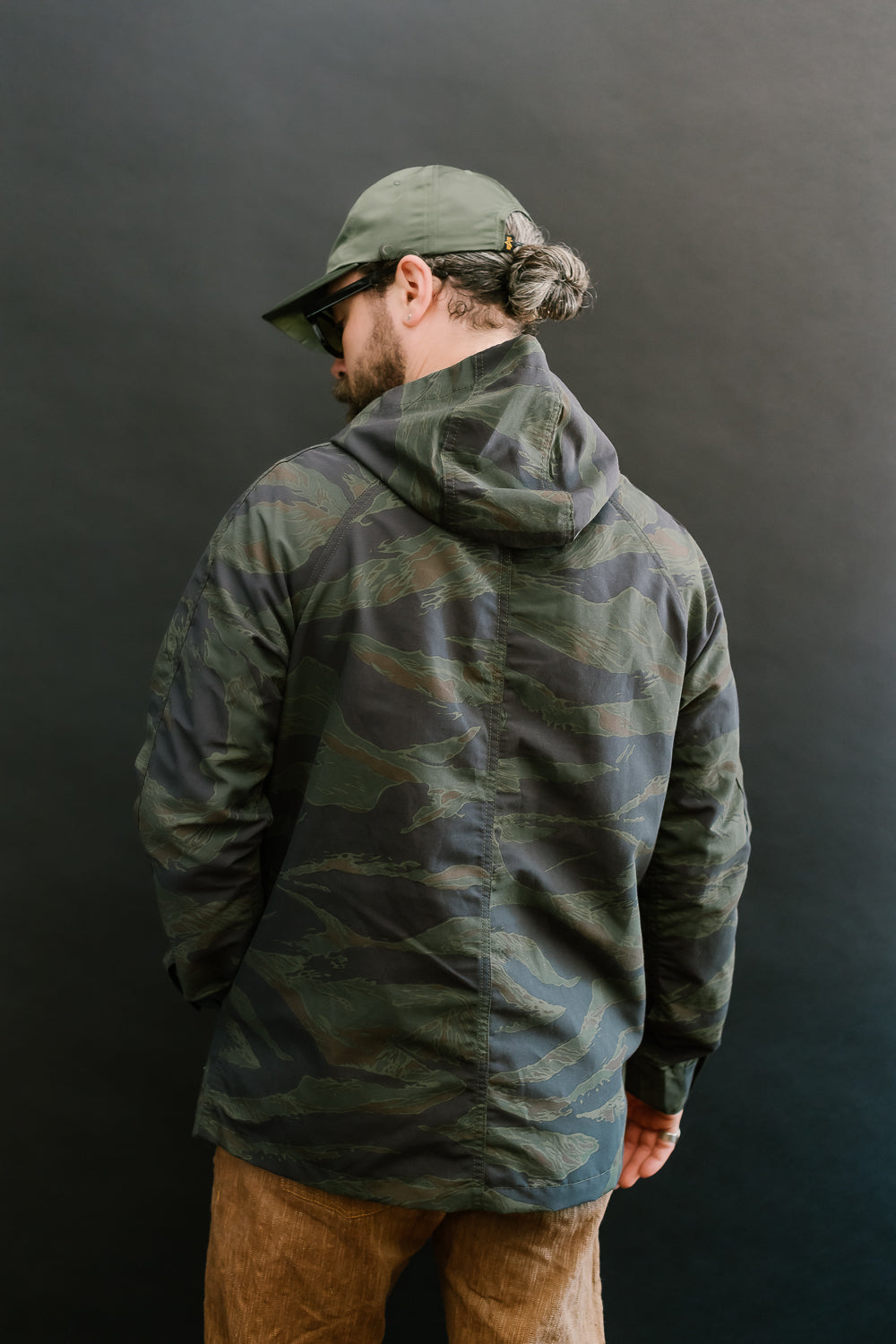 5oz Hooded Supply Jacket - Green Tiger Camo