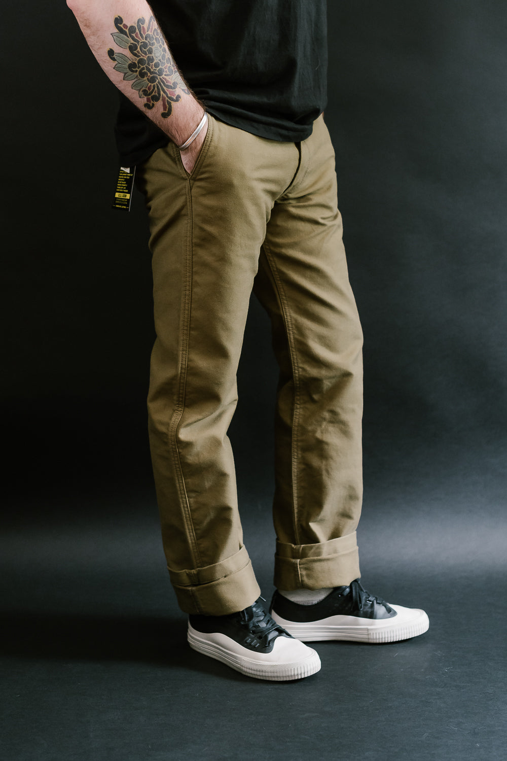 IH-720-KHA - 11oz Cotton Whipcord Work Pants - Khaki