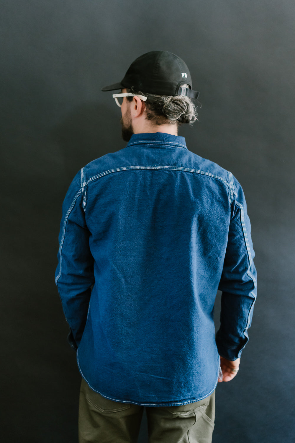 10oz Overdyed Work Shirt - Blue