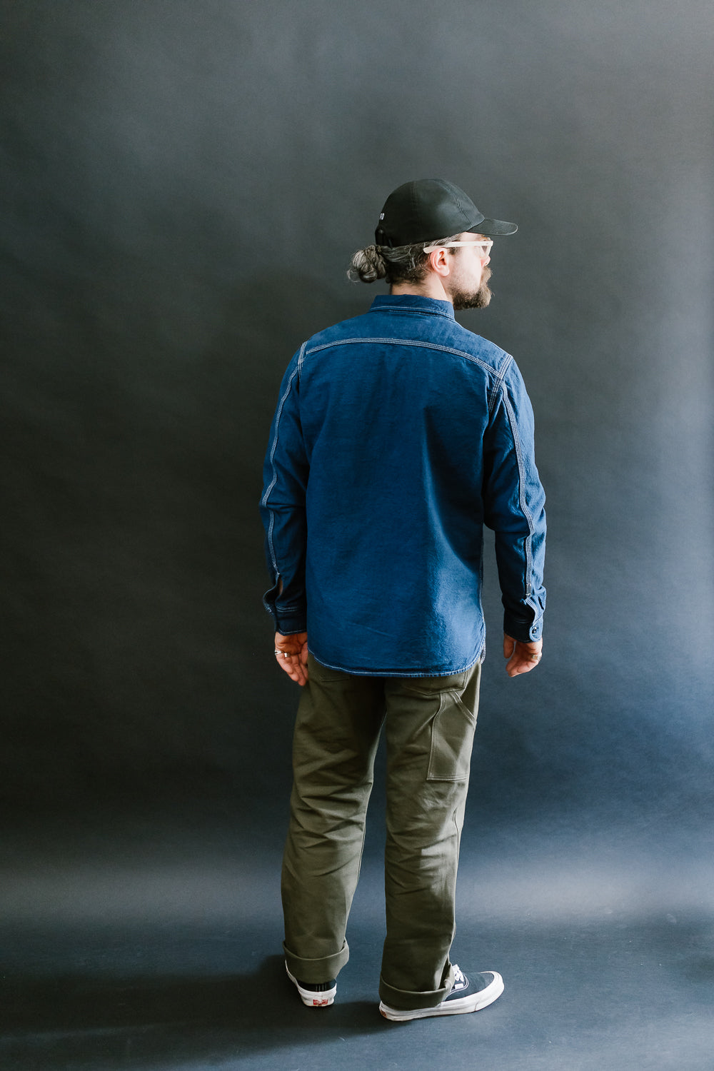 10oz Overdyed Work Shirt - Blue