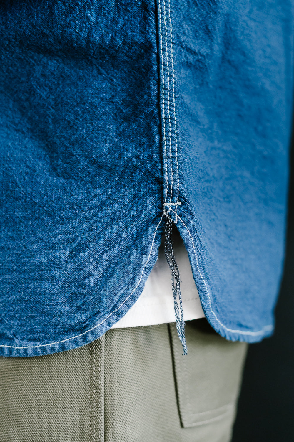 10oz Overdyed Work Shirt - Blue