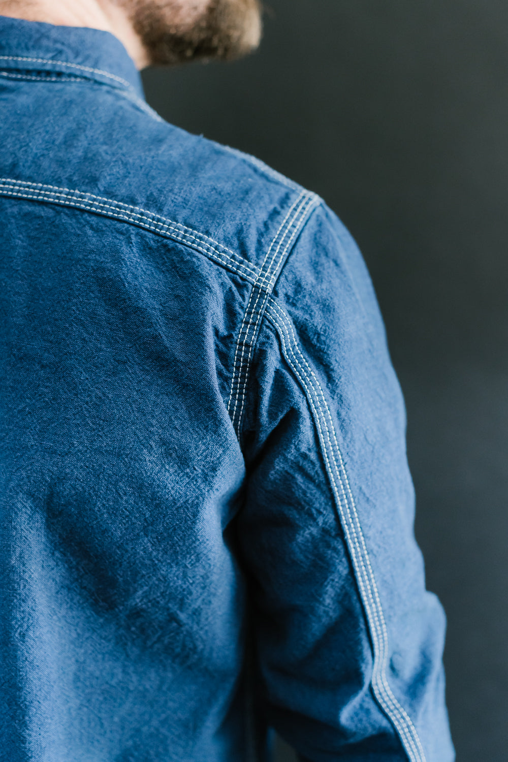 10oz Overdyed Work Shirt - Blue