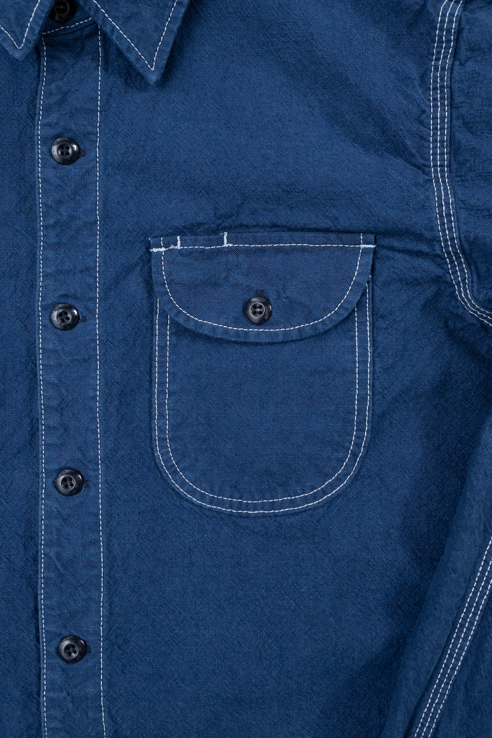 10oz Overdyed Work Shirt - Blue