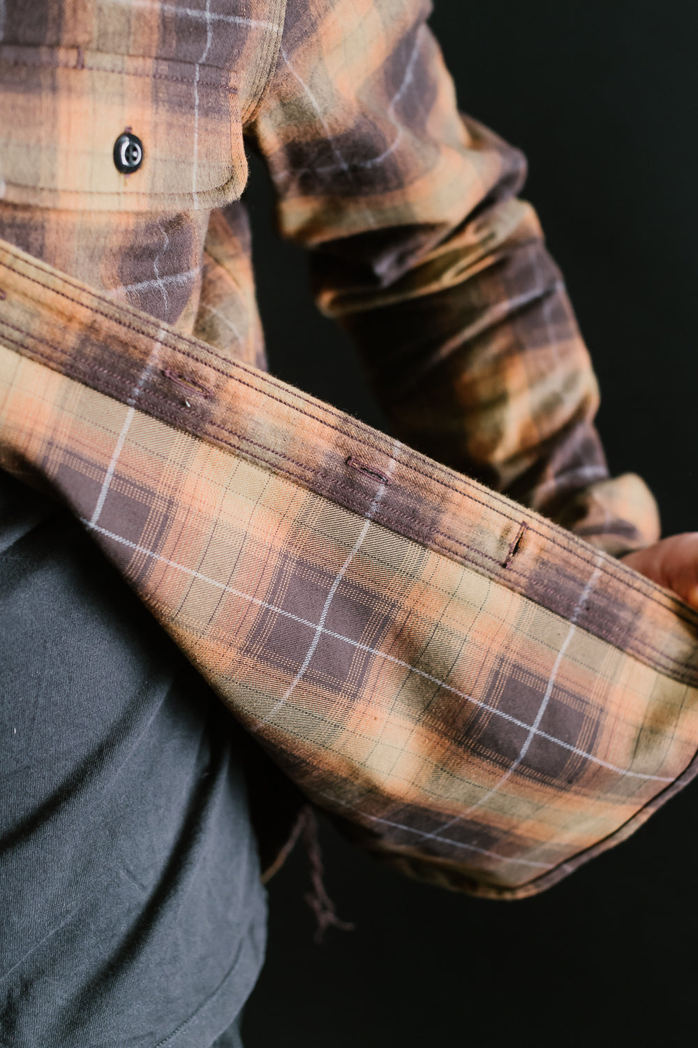 Field Shirt Brushed Plaid - Ombré Sienna