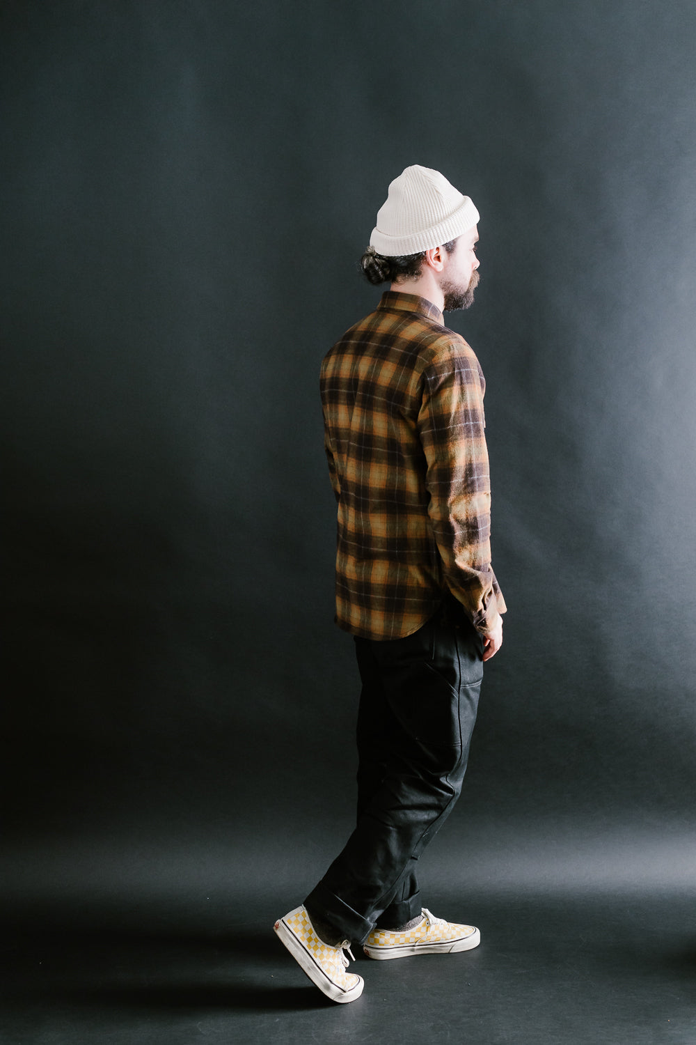 Field Shirt Brushed Plaid - Ombré Sienna