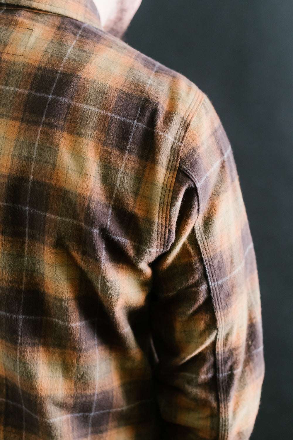 Field Shirt Brushed Plaid - Ombré Sienna