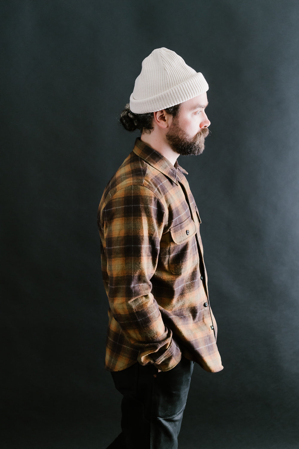 Field Shirt Brushed Plaid - Ombré Sienna