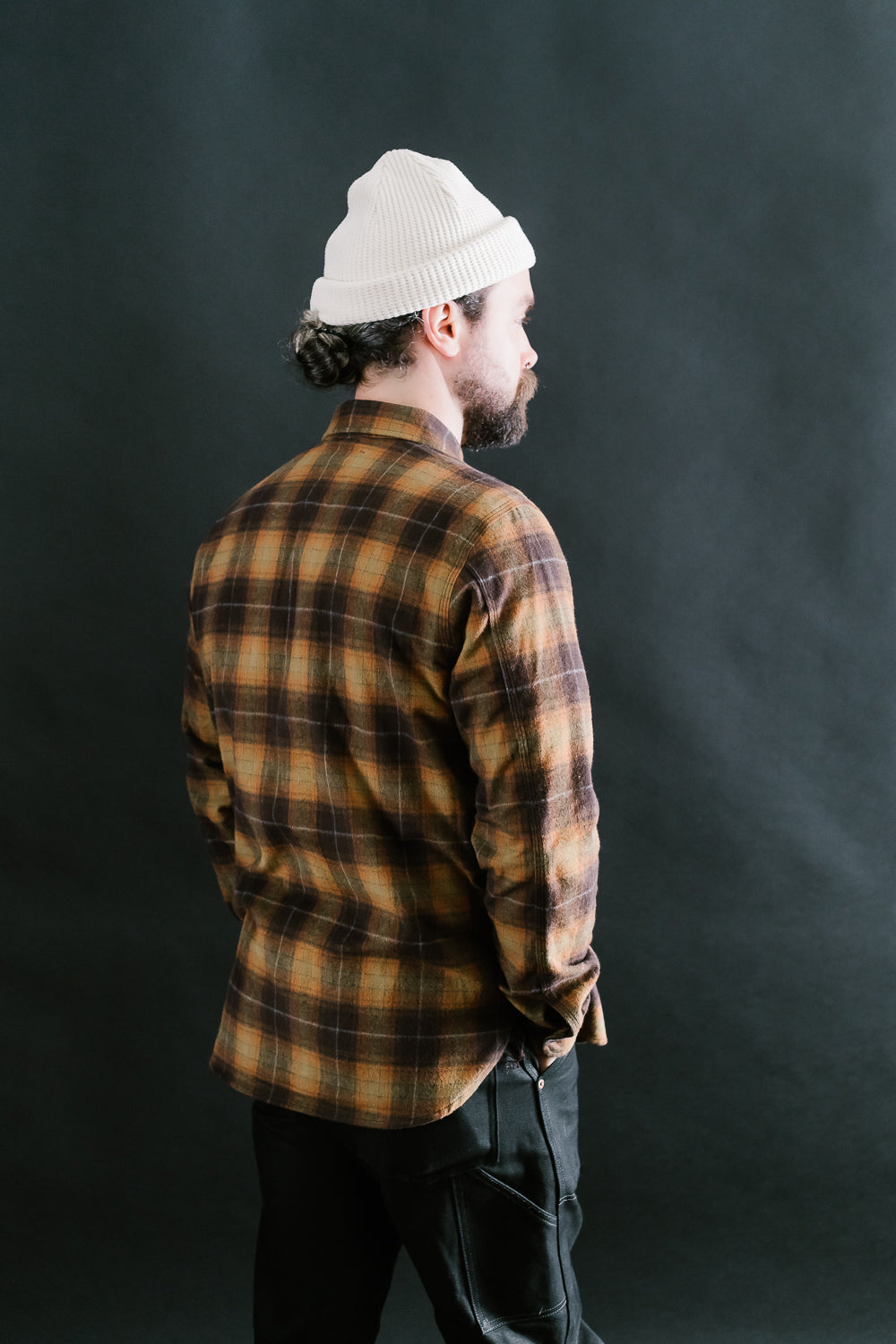 Field Shirt Brushed Plaid - Ombré Sienna