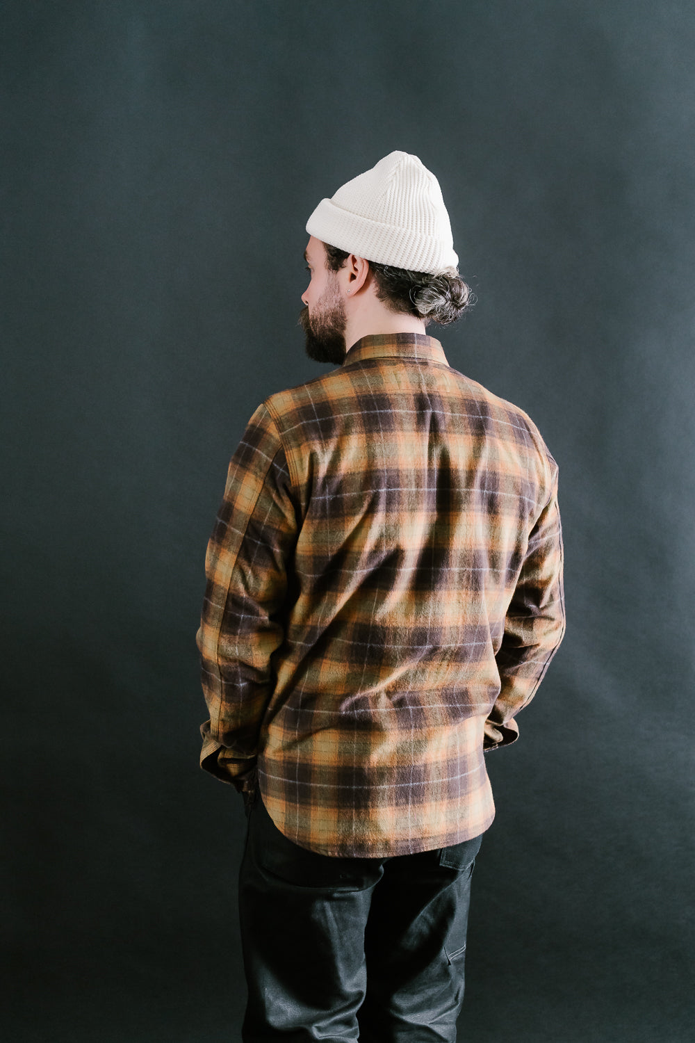 Field Shirt Brushed Plaid - Ombré Sienna