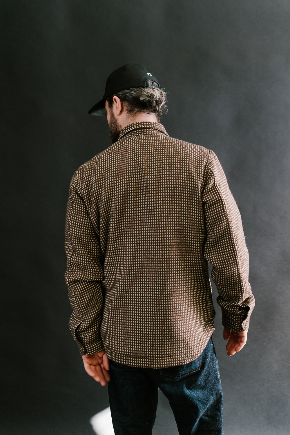 Field Shirt Lined Wool Dot - Brown