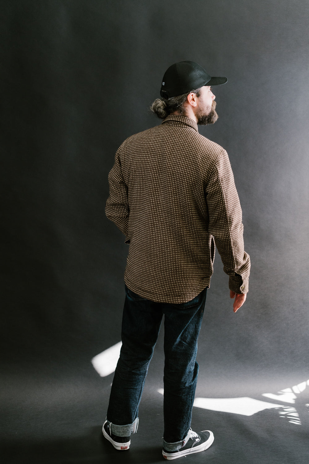 Field Shirt Lined Wool Dot - Brown