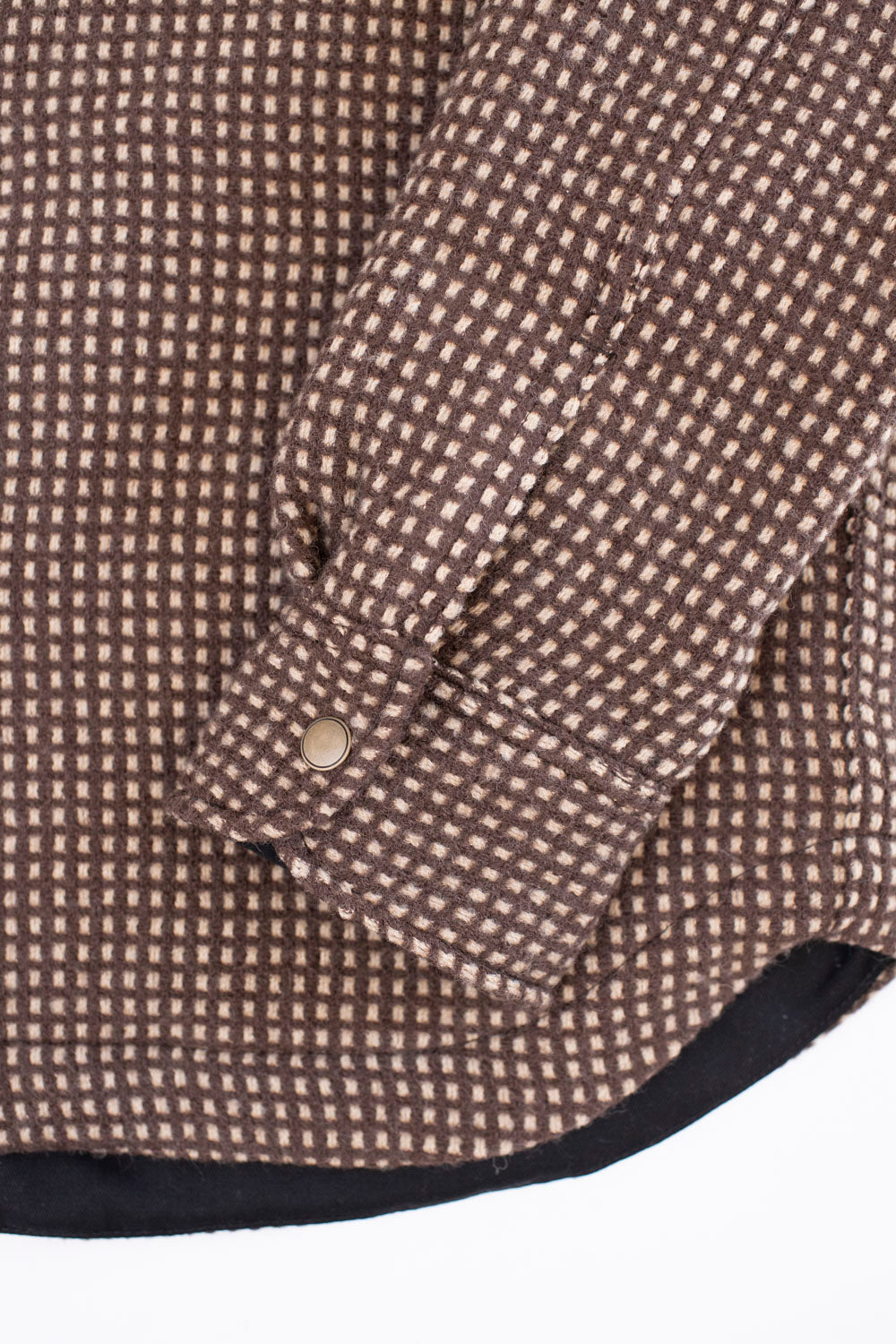 Field Shirt Lined Wool Dot - Brown